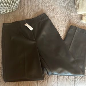 Vegan leather Ann Taylor pant